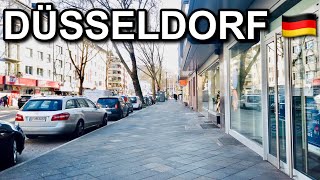 [4K] Empty Streets in Germany Walking in 2020 - Dusseldorf Brehmplatz (Düsseltal)