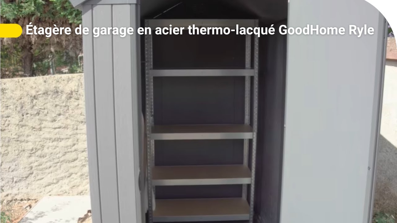 Extension pour étagère de garage en acier thermo-lacqué GoodHome Rand H. 46  x L. 66,6 x P. 40 cm