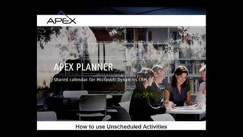 Apex Planner - How to use Unscheduled Activity
