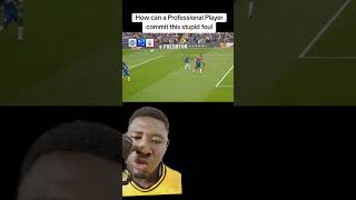 How can a Professional Player commit this stupid foul. Malo Gusto is so terrible