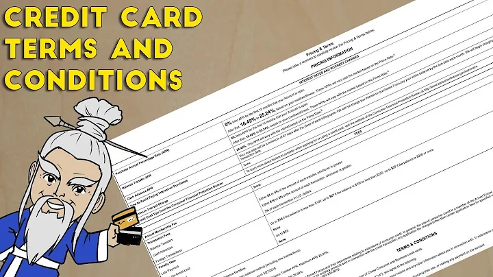 How to UNDERSTAND Credit Card TERMS & CONDITIONS