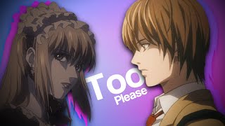 TOO PLEASE [EDIT/AMV] DEATHNOTE