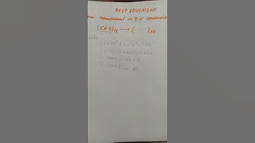 Hexadecimal to Decimal Number || Numbers Conversation #viral #trending #ytshorts #study