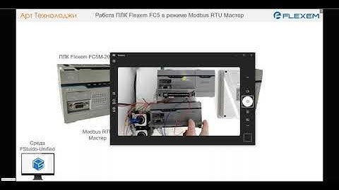 Настройка работы ПЛК Flexem FC5 в режиме Modbus RTU Мастер