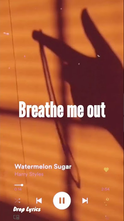 Watermelon sugar High Story ||                  || Harry Styles ||