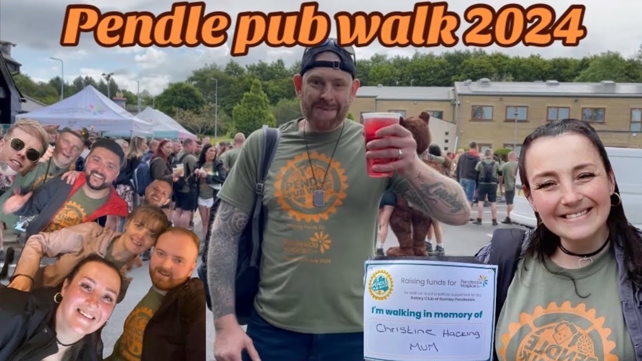 Pendle pub walk 2024 for the Pendleside Hospice charity 6/7/24 