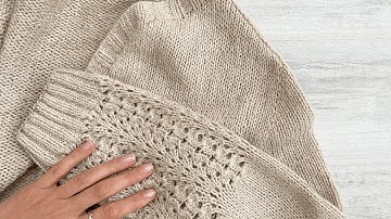 Модный АЖУРНЫЙ УЗОР СПИЦАМИ | Стильное Вязание спицами