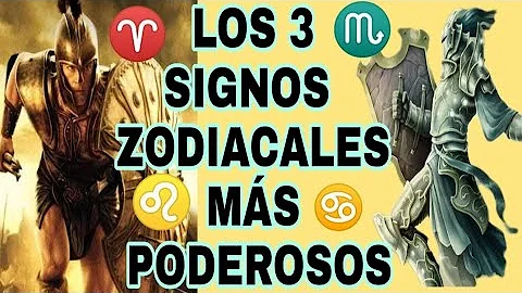 ¿Cuáles son los 3 signos zodiacales más poderosos?