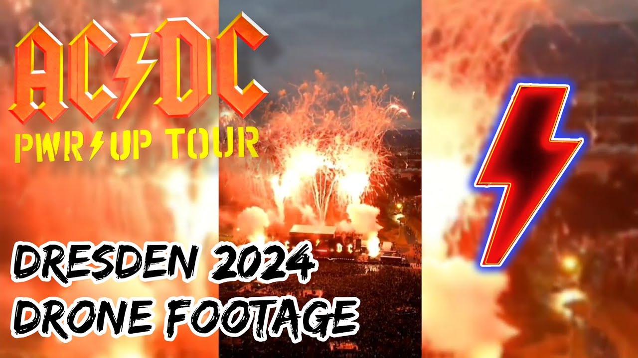 AC/DC - DRONE FOOTAGE - Dresden 2024 (