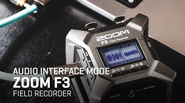 Zoom F3 - Audio Interface Mode