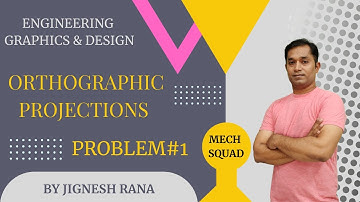 orthographic projections#3110013 #gtu #engineering graphics & design#engineering drawing