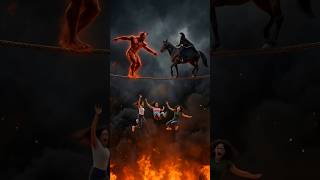 Pul Sirat Over Jahannam  Shaytan Threw Them Until A Hijabi Girl Fought Back surahahzab emotional