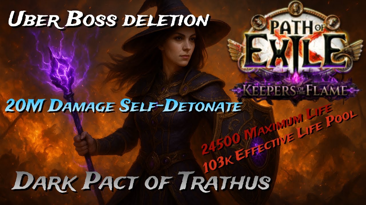 (live) Uber bosses and carries with Dark Pact of Tarthus in 3.27 Keeprers of the flame