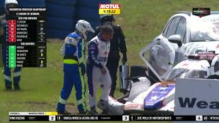 2022 IMSA Sebring 12hrs #81 United Autosport Crash