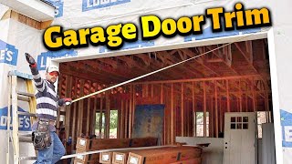 How To Trim Out A Garage Door Opening  PVC Trim Board And PVC Brickmold Installation