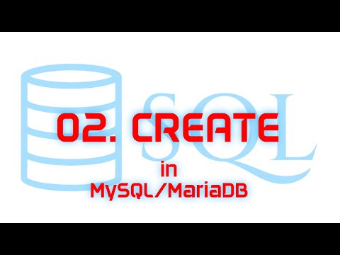 02. CREATE in MySQL/MariaDB