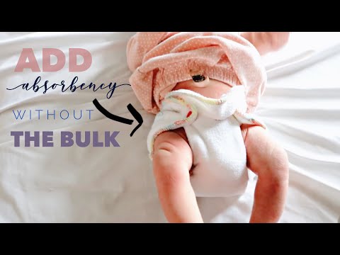 HOW TO: Make Newborn Cloth Diapers MORE Absorbent | Cloth Diaper TIPS!