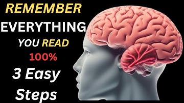 How to REMEMBER everything you READ and Memorize anything Efficiently | Never Forget anything