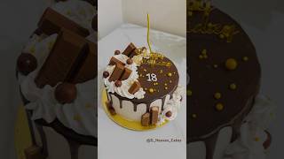 Chocolate cake decoration 🍫 #cake #cakedecorating #shortsfeed #youtubeshorts #shorts 