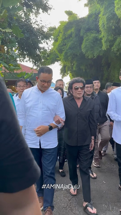 Anies Bersilaturahmi ke Bang Haji Rhoma Irama. #AMINAjaDulu