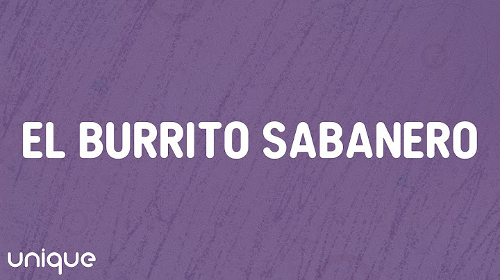 David Bisbal - El Burrito Sabanero (Letra/Lyrics)