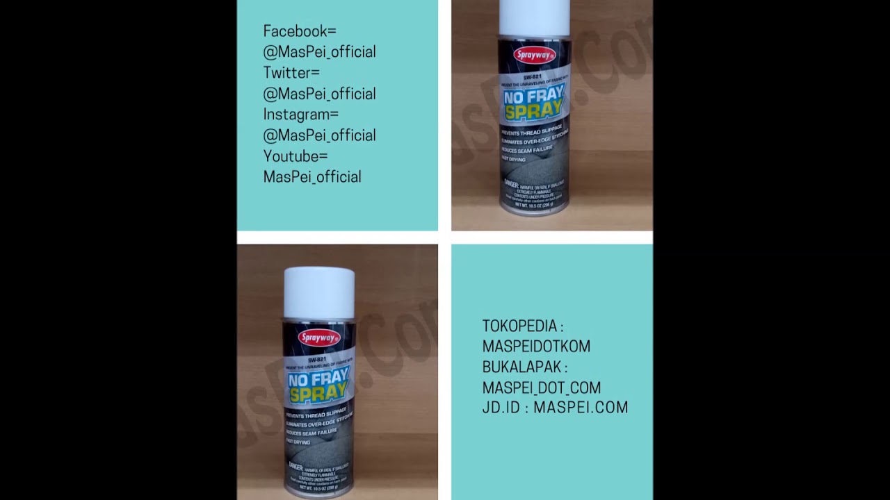 Lem Sprayway No Fray Spray 821 Made In Usa Youtube Lem Sprayway No Fray Spray 821 Made In Usa Youtube
