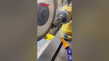 How to use universal tool grinding machine 600F grinding big end mill #machine #mrcm #tool #grinder