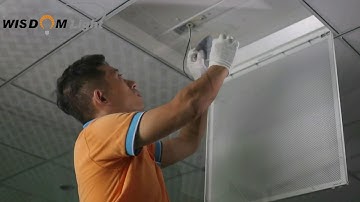 How to Quick Install Troffer Retrofit Strip in 3 min ？