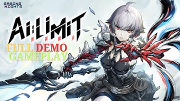 AI LIMIT Demo Full Gameplay & Review & Bosses - Sewer Cleaner & Lore, The Last Lancer #indie
