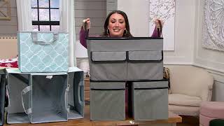 California Innovations 3-Piece Collapsible Storage Set on QVC
