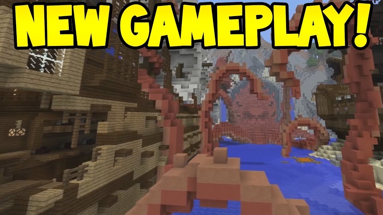 Minecraft - GLIDE NEW MAP GAMEPLAY (PS4 Gameplay)