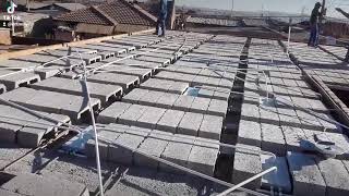 Slab installation Rib and Blocks and Electrical Tubing and Wiring  preparation for concrete placing