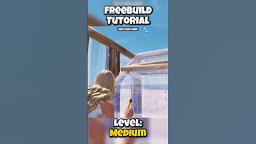 Freebuild Tutorial | Level Medium #fortnite #retake #freebuild #tutorial #learn #practice #kbm
