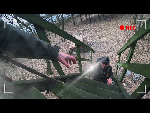 СТРАННЫЙ ЗАБРОШЕННЫЙ ЛАГЕРЬ В ЛЕСУ