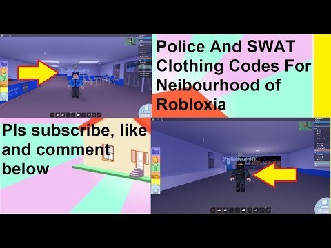 Police And Swat Clothing Codes For Neighborhood Of Robloxia