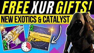 XUR Has New GIFTS! Insane EXOTIC Catalyst &amp; CIPHERS! New Farm Glitch &amp; Inventory! July 19 Destiny 2