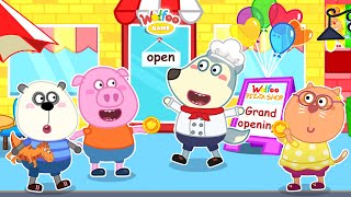 Practice making Pizza at Wolfoo Pizza Shop! | Wolfoo Game 🌟