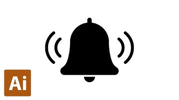How to Create a Bell 🔔 Icon Design | Adobe Illustrator Tutorials