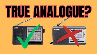 Beginner's tip: This is the difference between true analogue and DSPbased analogue radios