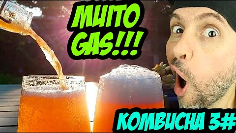Como dar mais gás na Kombucha?