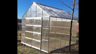 Harbor Freight Greenhouse Build