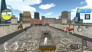 Truck Transporting White Goats Simulator ~ Farm Animal Transport ~ Best Android Games screenshot 4