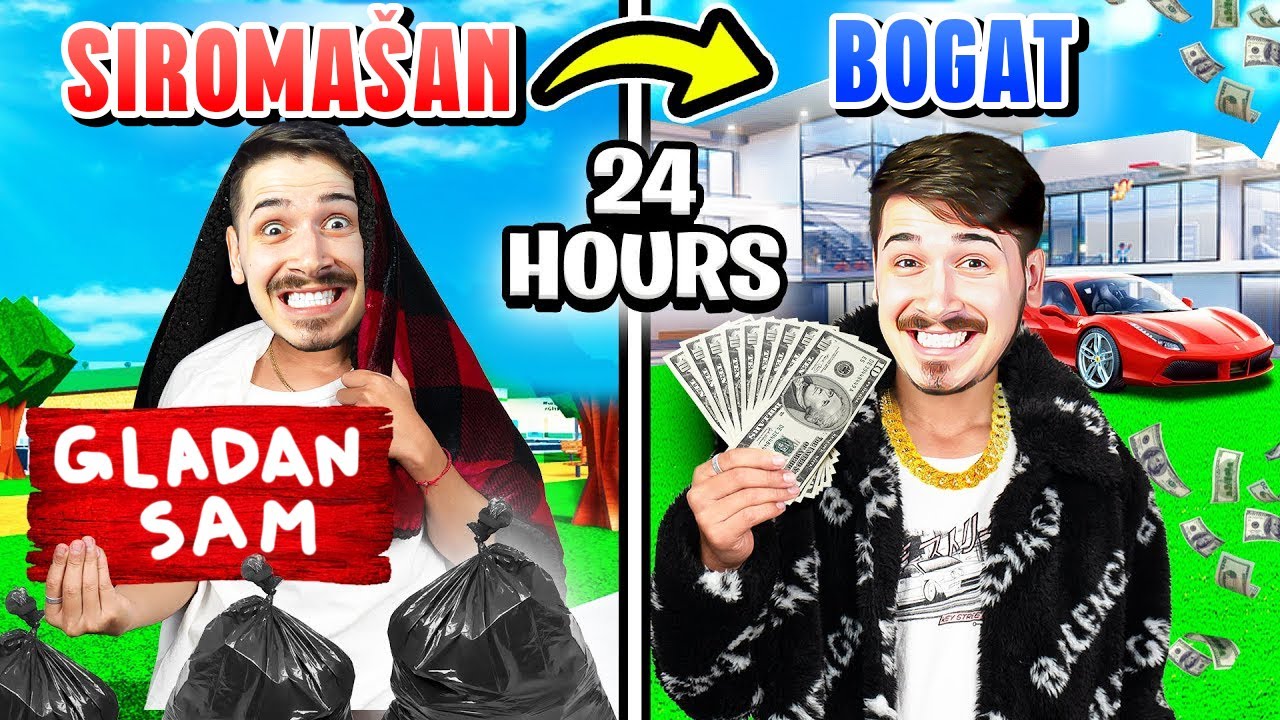OD PROSJAKA DO BOGATAŠA U ROBLOXU NA NAJBRŽI NAČIN !!!