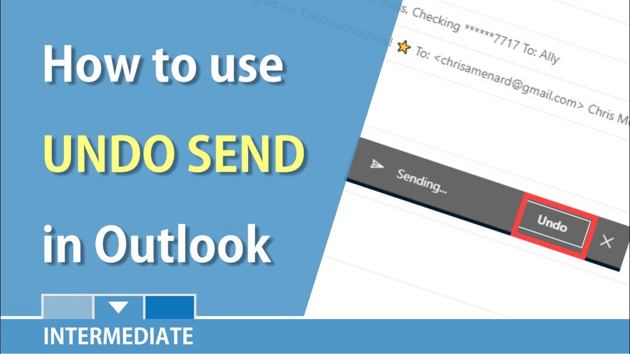 How To Undo In Outlook?