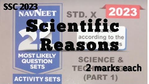 #science imp scientific Reasons #class 10th ssc apekshit set
