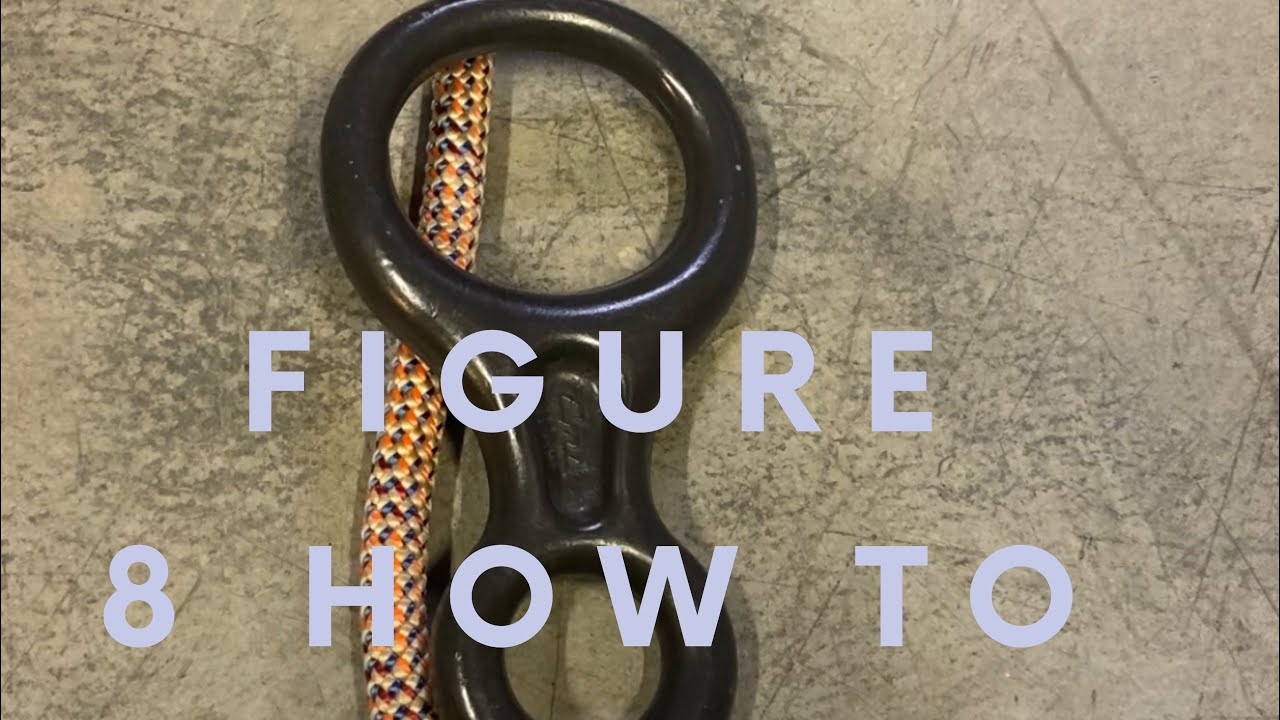 How to Install a Figure 8 For Rappelling 