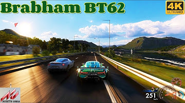 Assetto Corsa Mods Brabham BT62 + Sol 2.2.7 + Pure 0.155 + CSP - 4k UHD 60fps RTX 3090 Logitech G29