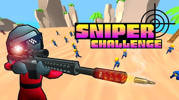 Sniper Challenge 3D - Gameplay Walkthrough Part 1 New Update All Levels Bonus Level (Android,iOS)