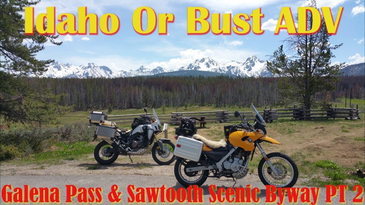 moto2 Idaho Or Bust ADV - Galena Pass SawTooth Scenic Byway PT2