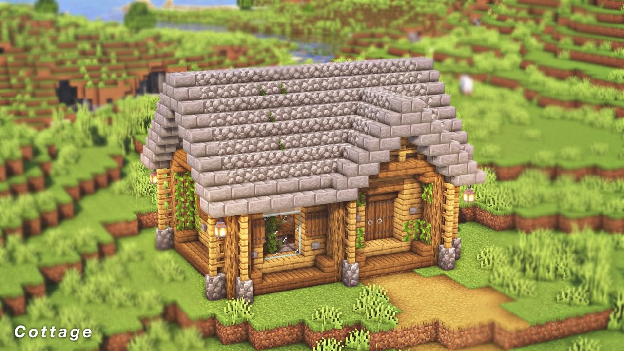 Minecraft  How to Build an Aesthetic Tiny Cottage 